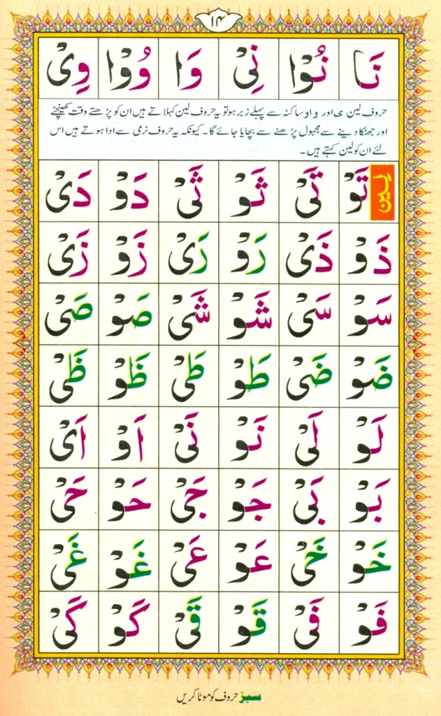 Noorani Qaida Page 14