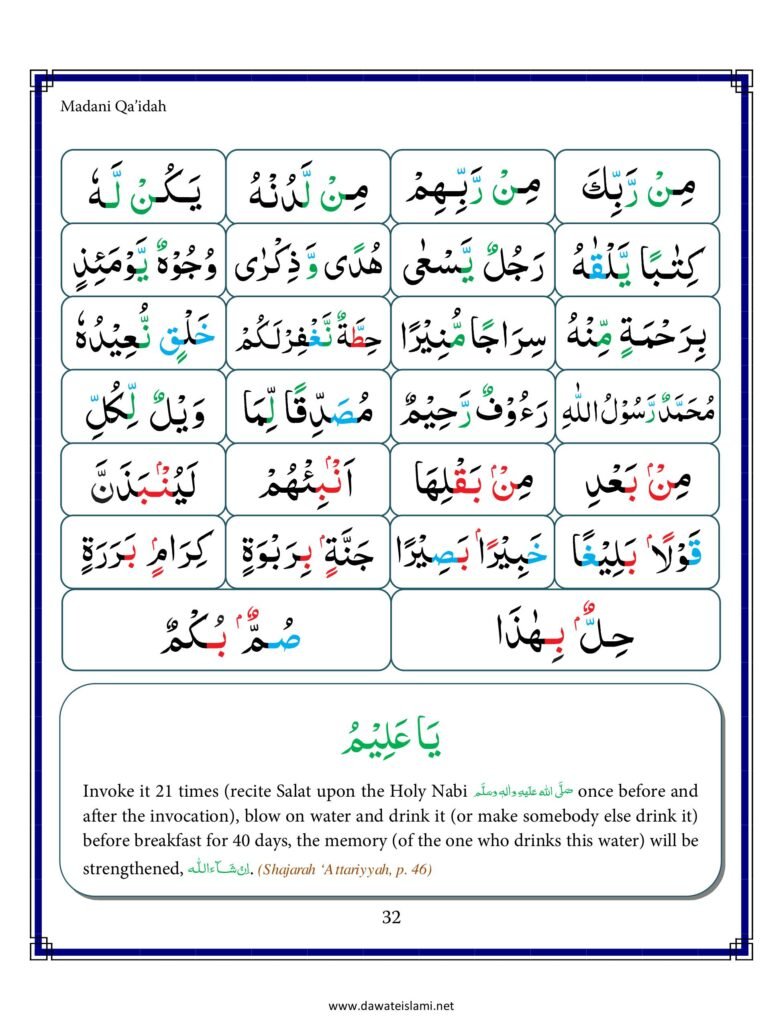 Madni Qaida in English Page 43
