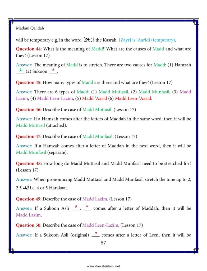 Madni Qaida in English Page 68