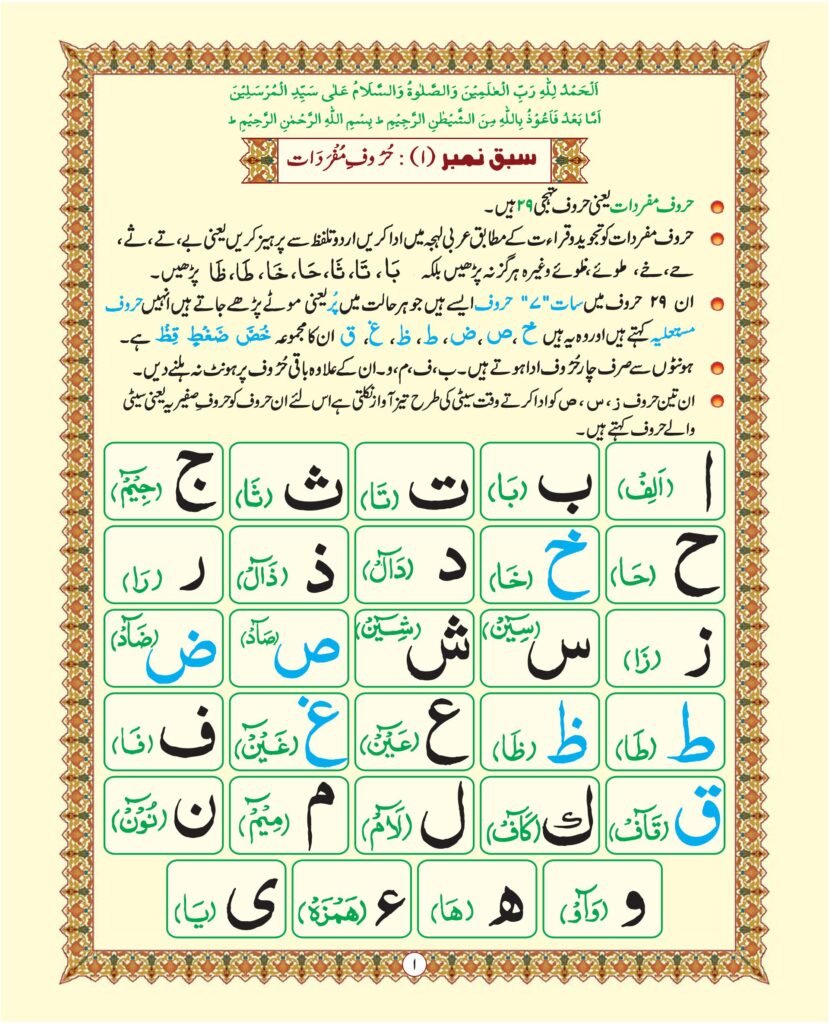 Madni Qaida in Urdu Page 07
