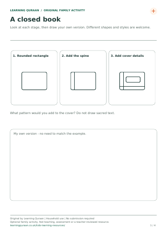 First-page preview of Draw with shapes.